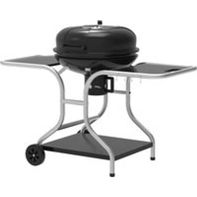 Outsunny Charcoal Kettle Grill Barbecue with Trolley