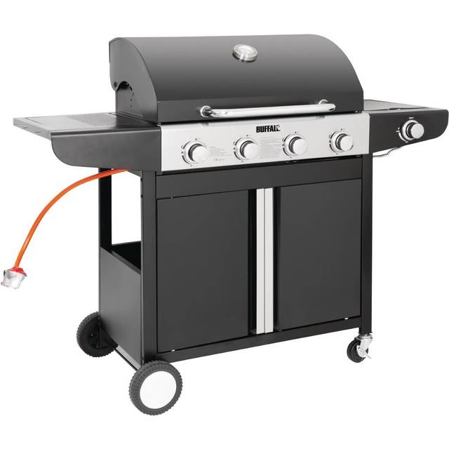 Buffalo 4 Burner Gas Barbecue with Hob