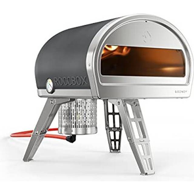 ROCCBOX Gozney Portable Outdoor Pizza Oven - Includes Professional Grade Pizza Peel, Built-In Thermometer and Safe Touch Silicone Jacket - Propan