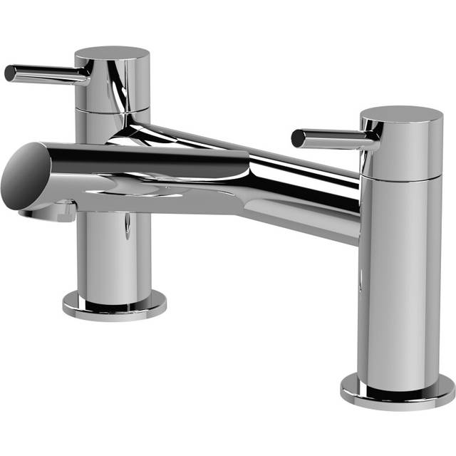 Minimalist Deck Mounted Bath Filler Tap - Chrome - Balterley