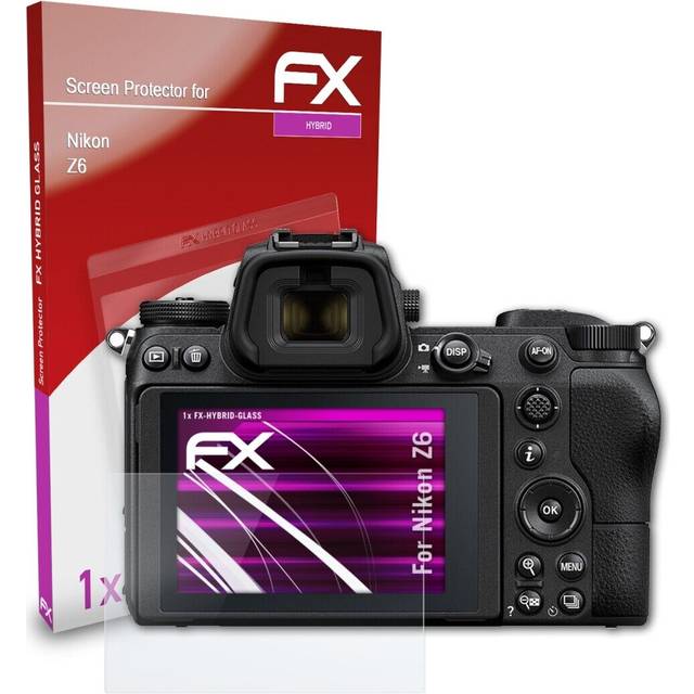Atfolix Glass Protective Film For Nikon Z6 Glass Protector 9h Hybrid-glass
