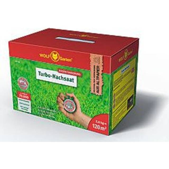 WOLF-Garten 3826042 LR 120 Turbo Lawn Seed 30% Faster Germination