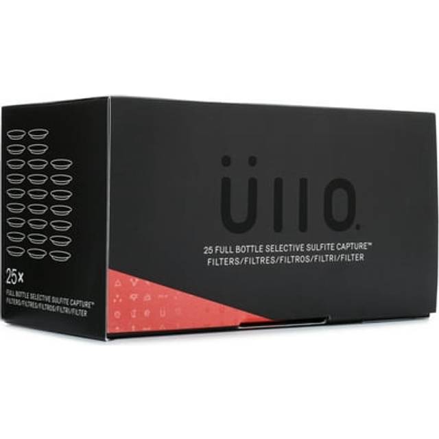Ullo Full Bottle Replacement Filters (25pack) With Selective Sulfite Technology To Make Any Wine Histamine and Sulfite Preservative Free