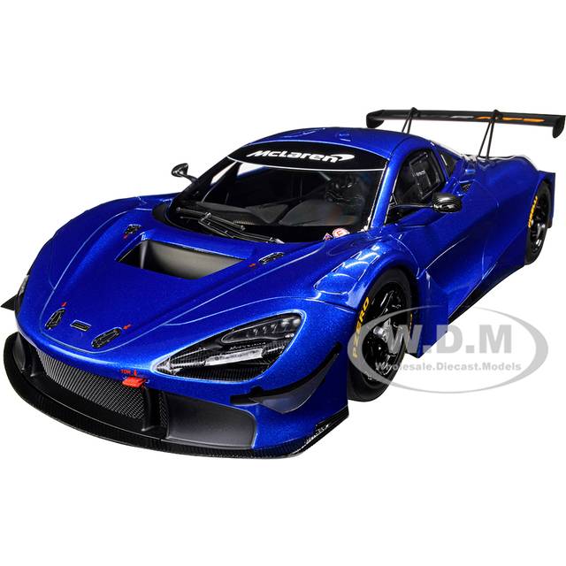Mclaren 720S GT3 Azure Blue Metallic 1/18 Model Car by Autoart