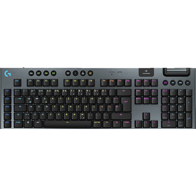 G915 X LIGHTSPEED speltangentbord med låg profil - DEU QWERTZ-layout - svart