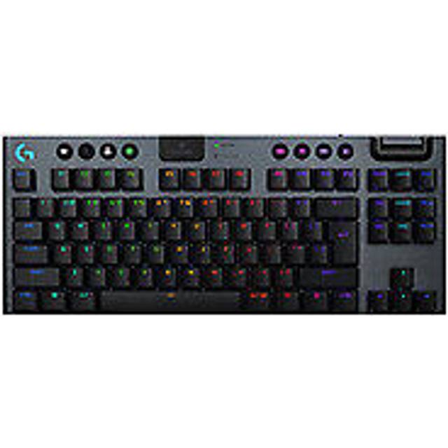 Logitech G915 X TKL trådlöst RGB-speltangentbord in Svart, US International (Qwerty)