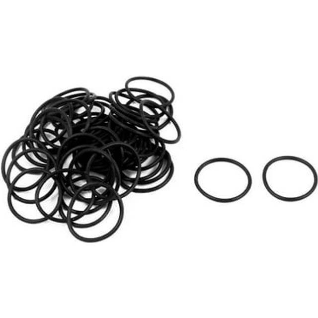 50pcs Black 18mm X 1.2mm Nitrile Rubber O Ring Nbr Oil Sealing Grommets
