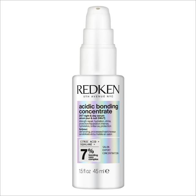 Redken Acidic Bonding Concentrate 24/7 Night and Day Hair Serum, Bond Repair for Damaged Hair 45ml