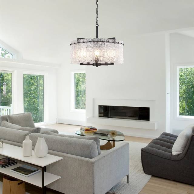 Davar Chandelier - Silver (45cm H X 47.5cm W X 47.5cm D)