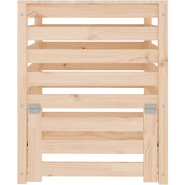 Anikka Solid Wood Outdoor Compost Bin - Tan (63.5 W x 63.5 D x 77.5 Hcm)