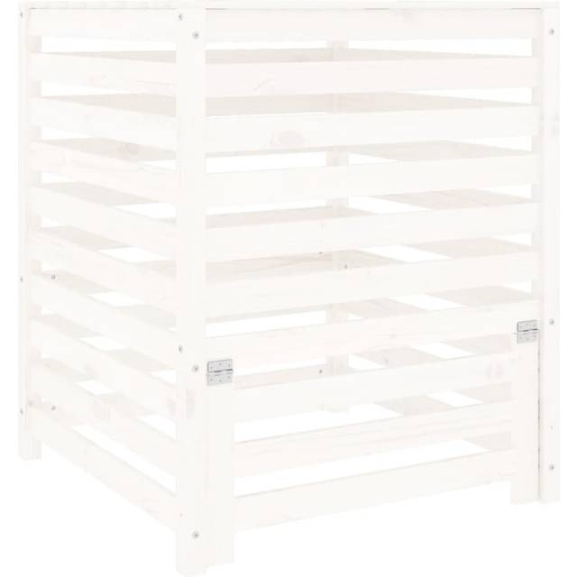 Anikka Solid Wood Outdoor Compost Bin - White Pine (82.5W x 82.5 D x 99.5 H cm)