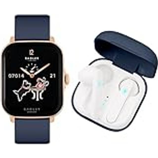Radley Series 20 Smart Ink Rectangle Calling Watch with True Wireless Earphones RYS20-2156-TWS