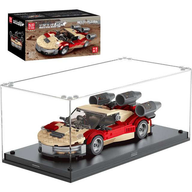 MOULD KING 27017 Airship Model Sports Car + Display Case 302pcs