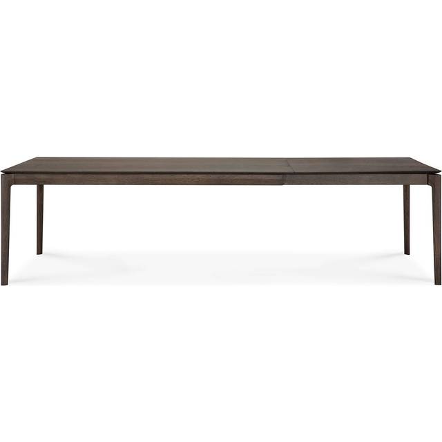 Ethnicraft - Bok Matbord Utdragbar Mörkbetsad 200-300 Cm - Brun