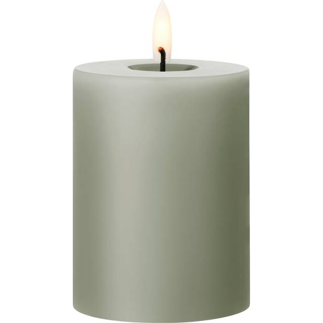 Ester&Erik - LED Block Candle 1-Piece Box (10 cm) - Stearinljus - 69 Artichoke - 10 cm