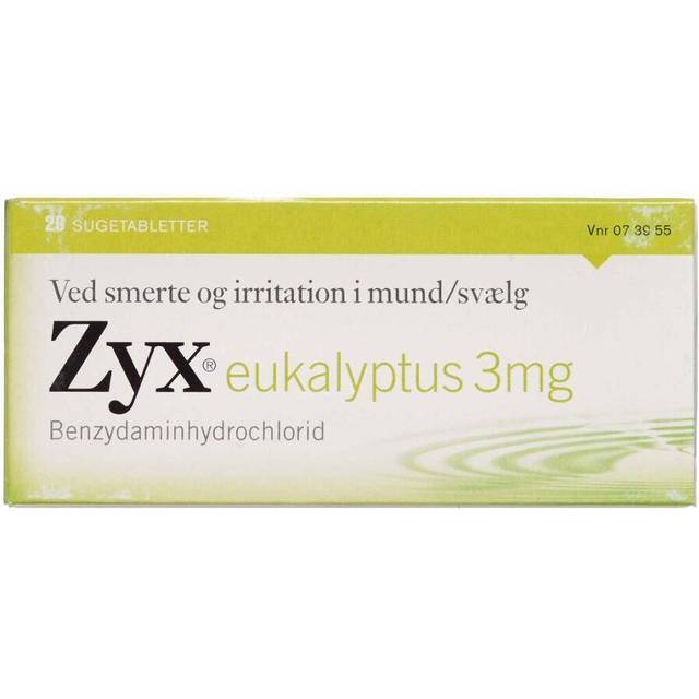 Zyx eukalyptus, sugtablett 3 mg 2 x 10 tablett(er)