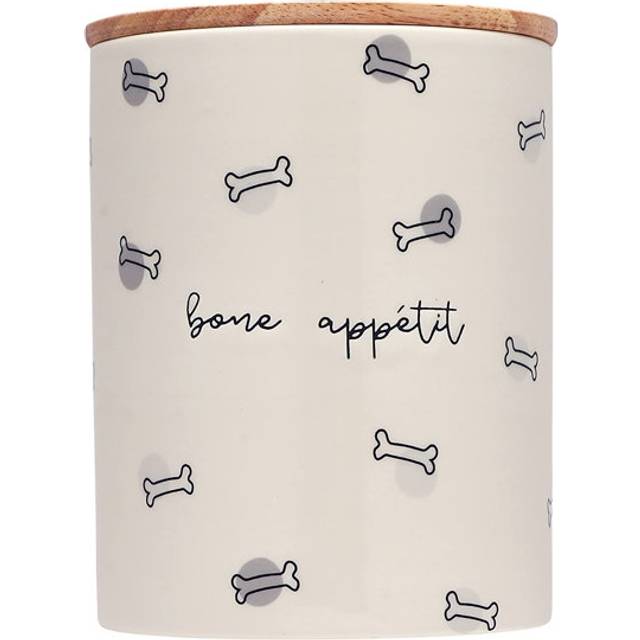 Rudger Food Storage And Container - Bone Appetit (15.8cm H X 12.4cm W X 12.4cm D)