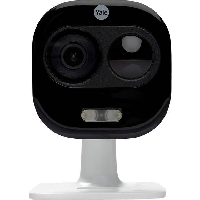 Yale All In One Wifi Door Cam (App Talk 1080 Spotlight Siren), White