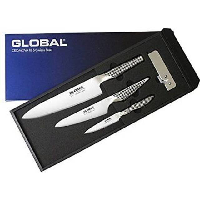 Global Gyuto set 4-piece GST-C2 silver
