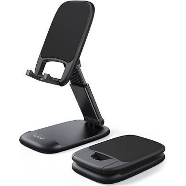 Lamicall Vikbart telefonstativ för skrivbord – justerbar telefonhållare dockningsstation för iPhone 15 14 Pro Max Plus, 13 12 Pro Max Mini, 11 Pro, Xs, XR, X, 8, 6s, SE, Samsung S23, 4 tums-8 tum