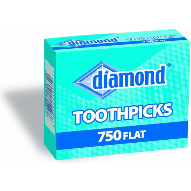 Diamond Flat Toothpicks 750ct