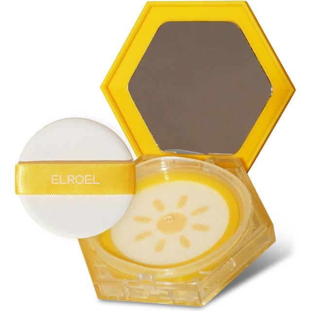 ELROEL Pang Pang Sun Cushion Plus - Korean Sunscreen Cushion Broad Spectrum SPF50+ PA++++ w/Aloe Vera Hypoallergenic & Lightweight Face Cushion  No Wh