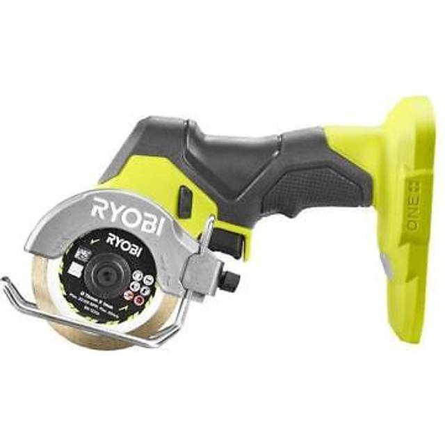 Ryobi – 18 volt sladdlös slipmaskin, 76 mm, borstlös, levereras med 2 blad (för metall och plattor) och 1 slipskiva (utan batteri eller laddare) – RCT18BL-0