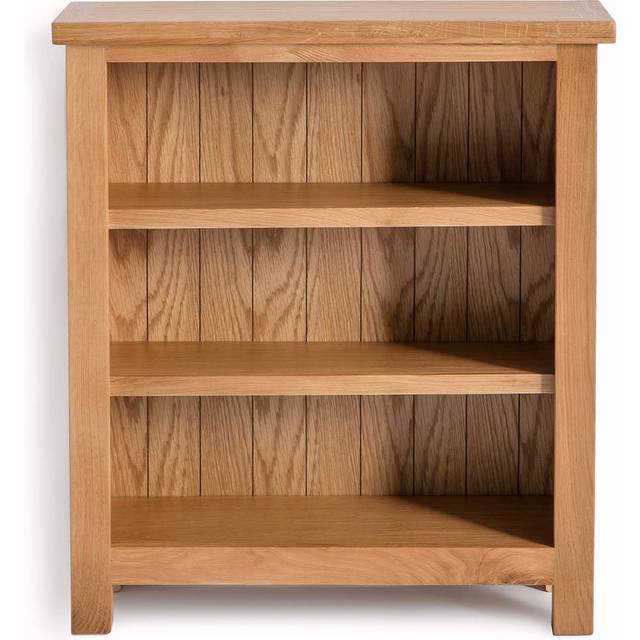 London Oak Small Bookcase | W:70cm | Solid Wood | Light Oak