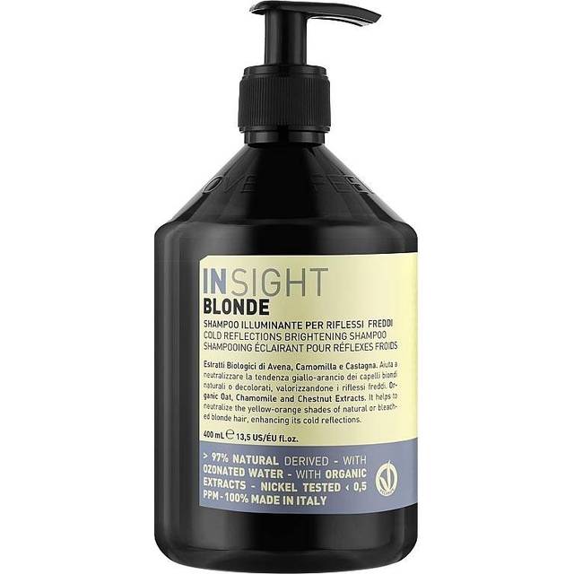 In sight Blonde - Reflexe 400 ml kallljusande schampo hjälper till att neutralisera den gula och orange reflektionen av naturligt eller blekt blont hå