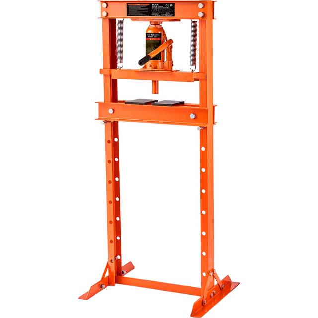 Vevor shop press heavy duty hydraulic workshop garage floor stand 12 ton h-frame