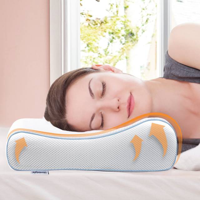 Silentnight Impress Contour Pillow Memory Foam Ergonomic Support