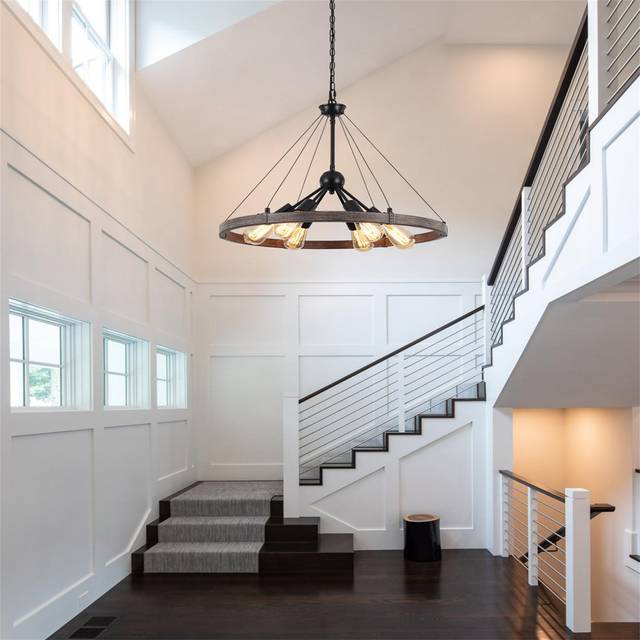 Hadia Chandelier - Matte Black (46cm H X 60cm W X 60cm D)