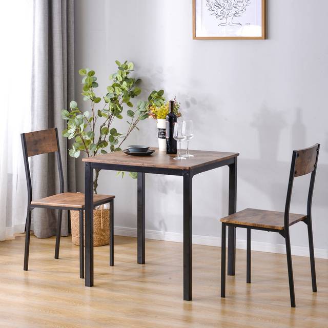 Andreya 2 - Person Dining Set - Brown (2)