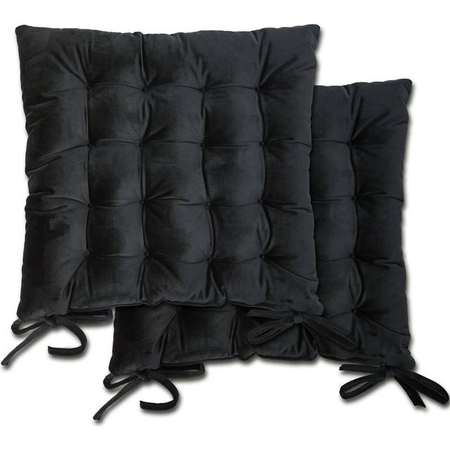 Dining Chair Cushion - Black (40cm W)