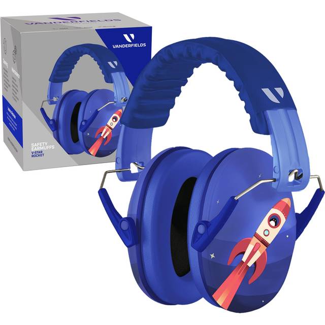Vanderfields Kids Ear Protection - Age 3-16 - 26dB - Noise Canceling Headphones Kids - Ear Muffs for Kids - Kids Noise Cancelling Headphones - Ea