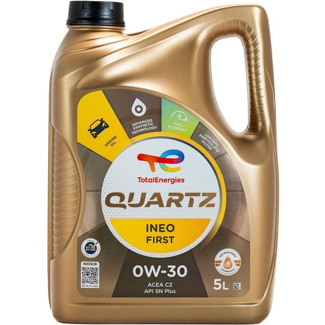 Total 213833 Motoröl, 5 L Quartz Ineo First 0W-30