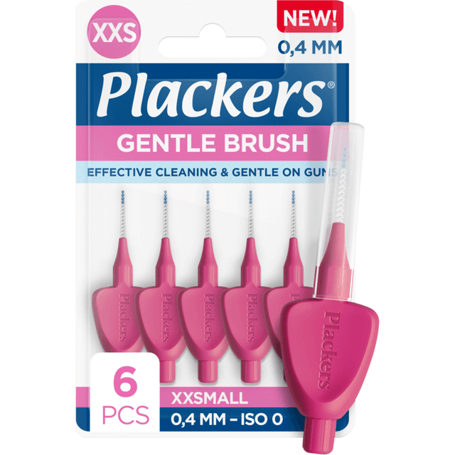 Plackers Gentle Brush 0,4 mm 6 St