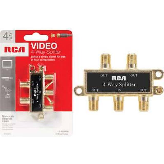 4-Way Coaxial Cable Splitter -VH49R