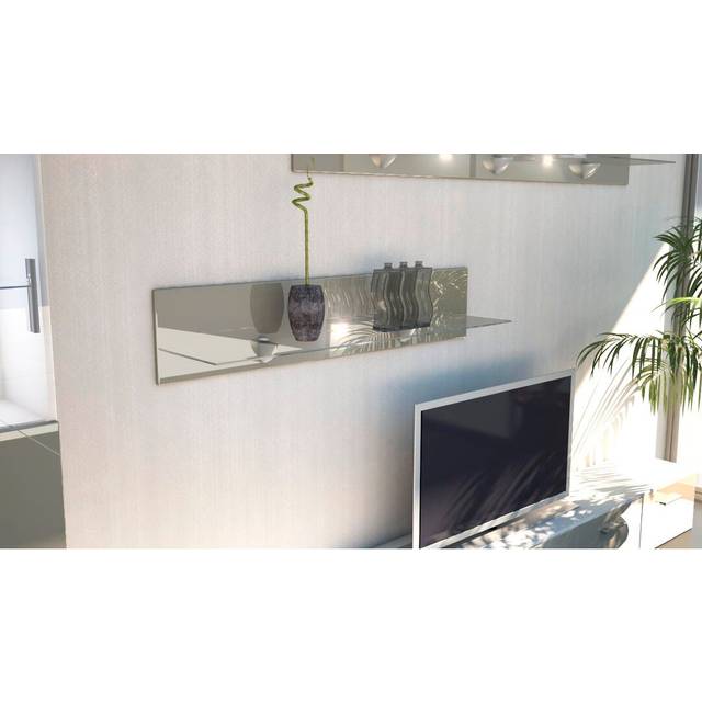 Mccloskey Bathroom Shelf - Sand Grey (20cm H x 98cm W x 19cm D)
