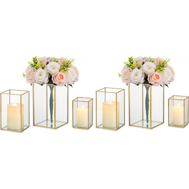 Alexyss 6 Piece Set - Gold;Clear (20.5cm H X 12cm W X 12cm D)