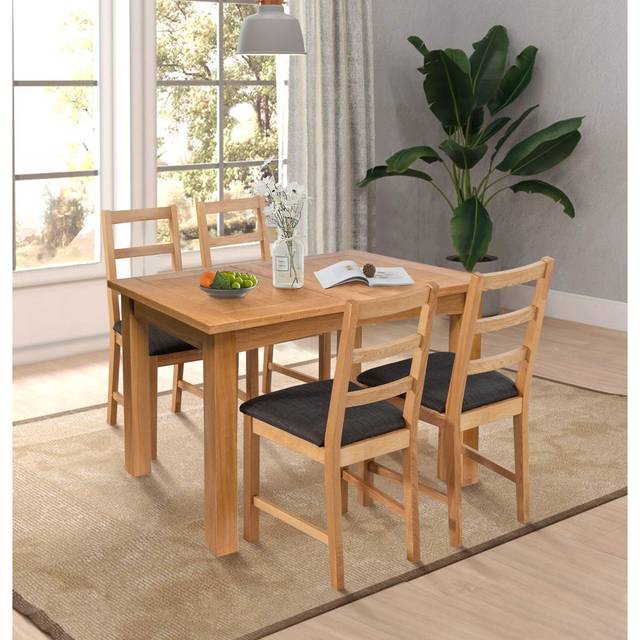 Sorrento 4 - Person Butterfly Leaf Dining Set - Brown (4)