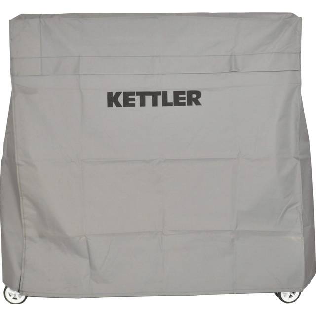 Kettler Heavy-Duty Weatherproof Indoor/Outdoor Table Tennis Table Cover, Grey (7033-100)