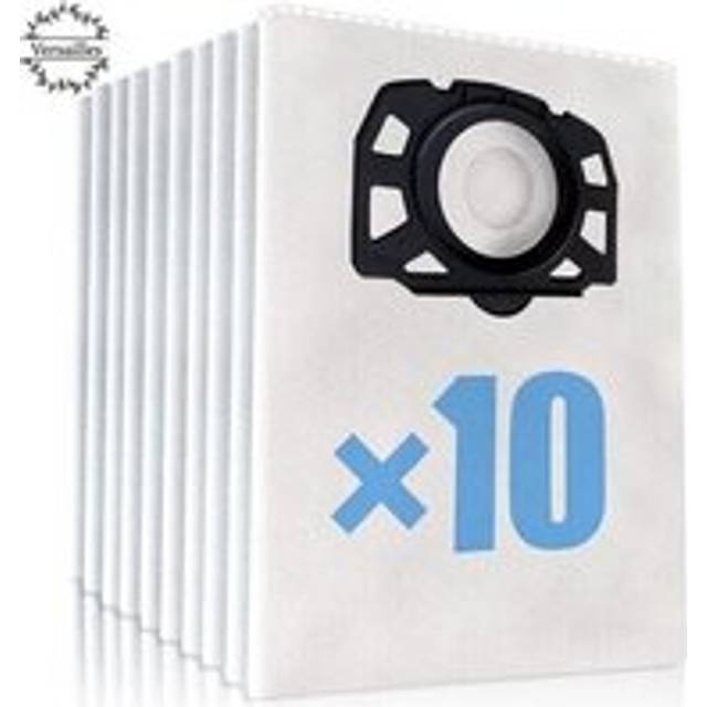 10 Vacuum Cleaner Bags for Karcher WD4 WD5 WD6, suitable for Karcher MV4, MV5, MV6 wet and dry vacuum cleaner 2.863-006.0