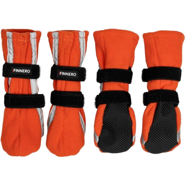 Finnero Hundsko Halla 4p, XS, Orange med reflex