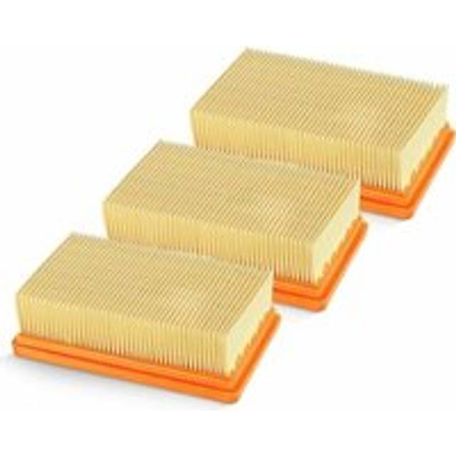 Rosemary - 3 Pack Replacement Flat Pleated Filter Karcher MV4 MV5 MV6 WD4 WD5 WD6, WD4P WD5P WD6P Wet-Dry Vacuum Cleaner - Replaces 2.863-005.0 b