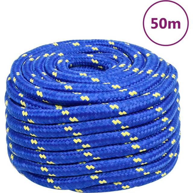 vidaXL Boat Rope Blue 20 mm 50 m Polypropylene - blue