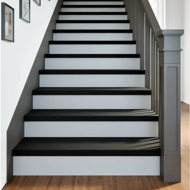 vidaXL Stair Treads 8 pcs Dark Brown 100x25x2 cm Solid Wood Oak