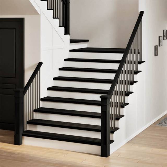 vidaXL Stair Treads 2 pcs Dark Brown 120x25x2 cm Solid Wood Oak