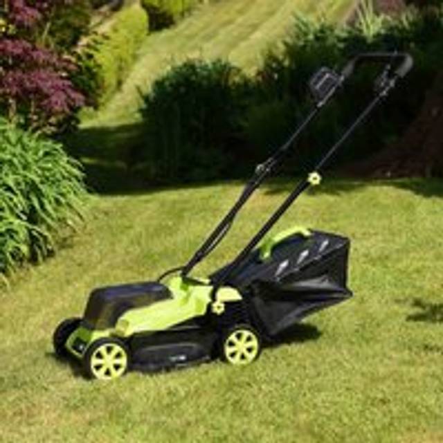 Garden Gear Aerotek 20V Cordless Lawnmower 32Cm, Green