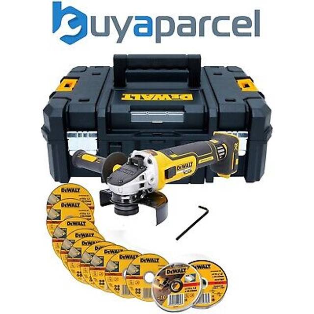 Dewalt - DCG405NT 18v xr Brushless Cordless 125mm Angle Grinder + 10 Thin Discs